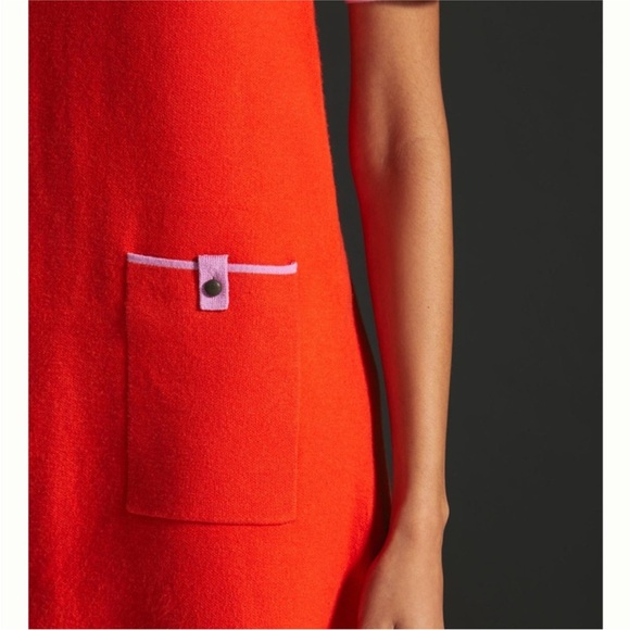 Anthropologie Maeve The Annalise Mock Neck Mini Sweater Dress - Picture 10 of 10